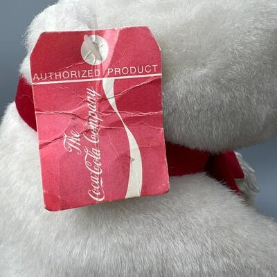 Vintage Coca Cola Polar Bear Stuffed Animal