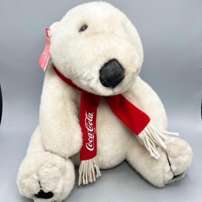 Vintage Coca Cola Polar Bear Stuffed Animal