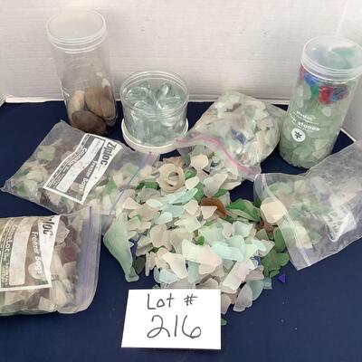 216. Large Lot of Sea-Glass
