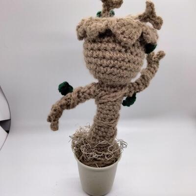 Lot 61 - Hand Made Baby Groot Crochet
