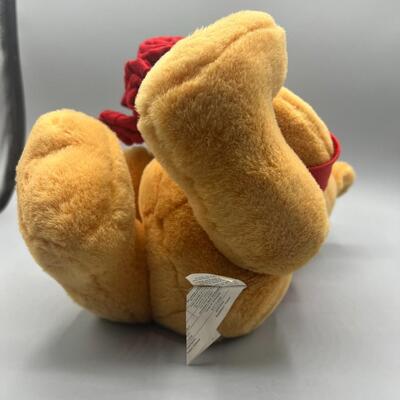 The Disney Store Winnie the Pooh with Roses Soft Plushie