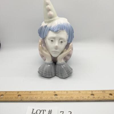 Lot 72 - Ceramic Clown Figurine
