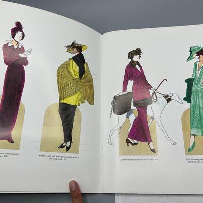 Retro Collectible Chanel Fashion Review Paper Dolls Craft Book by Tom Tierney
