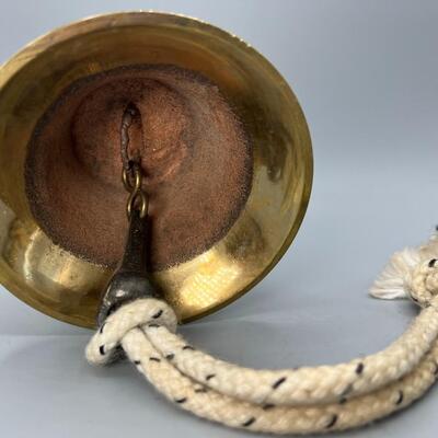 Vintage Wall Hanging Brass Nautical Ship Boat Bell Queen Elizabeth 2
