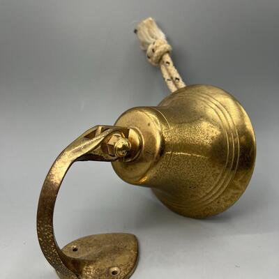 Vintage Wall Hanging Brass Nautical Ship Boat Bell Queen Elizabeth 2