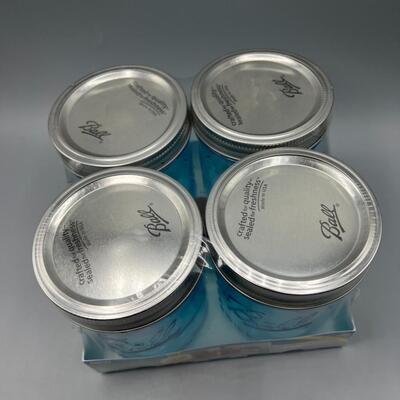 Unopened Ball Blue Pint Glass Mason Preserving Jars