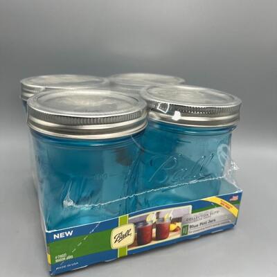 Unopened Ball Blue Pint Glass Mason Preserving Jars