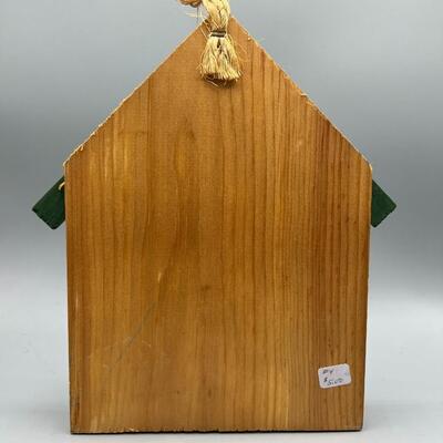 Retro House Rules Wooden Displayable Hanging Sign