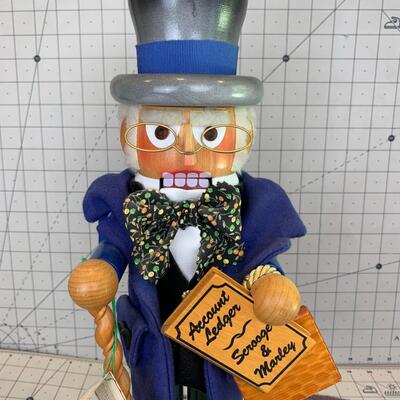 #8 *SIGNED* Ebenezer Scrooge Steinbach The 1st Nutcracker Design In Limited Edition Collection