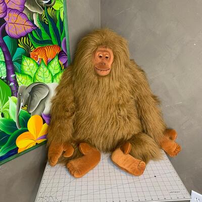#104 Large Stuffed Orangutan By Plush Creations Inc.