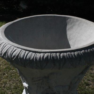 Lot 2: Outdoor Garden Cement Urn