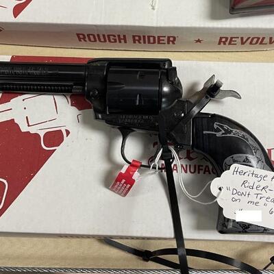 Heritage 6-Shot Rough Rider (DON'T TREAD ON ME - 6.5'') - Revolver - 22LR - NEW
