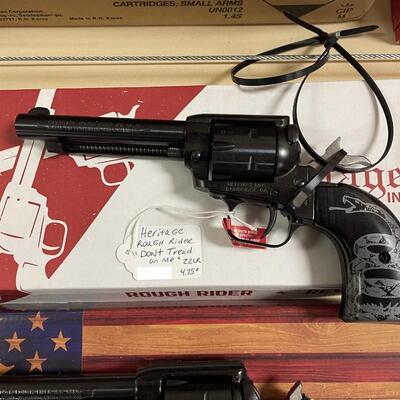 Heritage 6-Shot Rough Rider (DON'T TREAD ON ME - 4.75'') - Revolver - 22LR - NEW