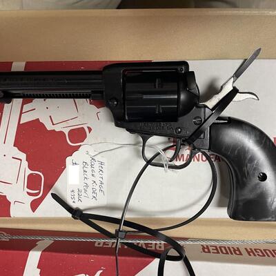 Heritage 6-Shot Rough Rider (BLACK PEARL - 4.75") - Revolver - 22LR - NEW