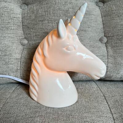 Glass Unicorn light