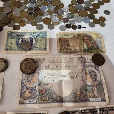 Foreign Dollar/Coin Lot