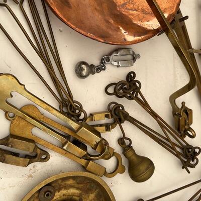 261 Vintage Brass Scale Parts