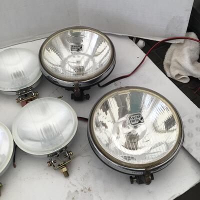 266 Set f Mini Cooper Driving Lamp Kit and Lucas Rally Lamps