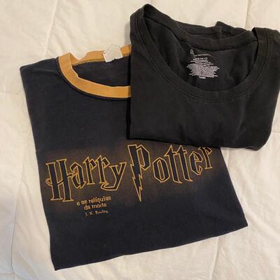 2 shirts  size large Harry Potter