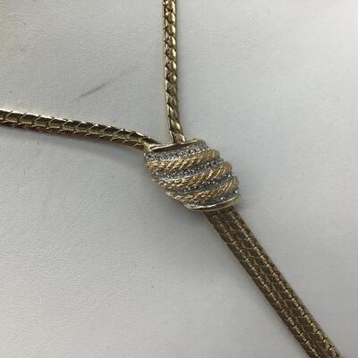 Beautiful Vintage Slider Necklace
