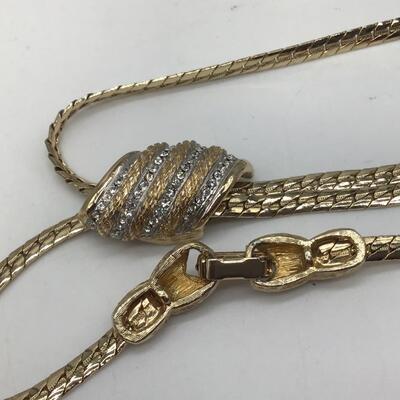 Beautiful Vintage Slider Necklace