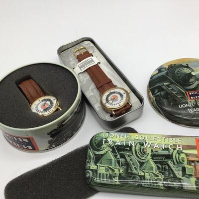 Lionel Legendary Train Watches. New in Tin and Box