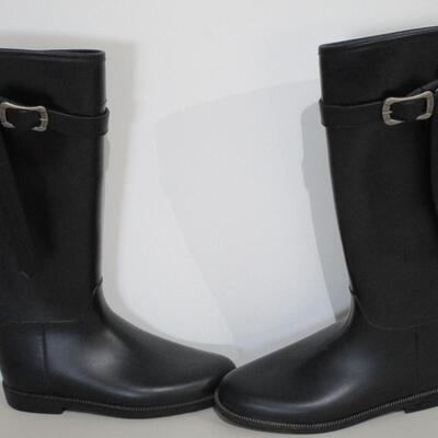 #4 Rain boots Ladies size 7, like new