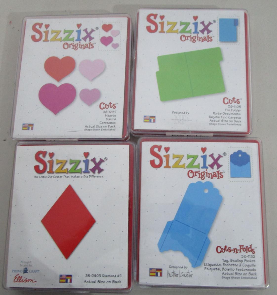 44 4 Sizzix die cuts