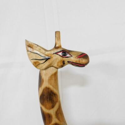 Hand Carved Tall 3ft African Art Giraffe Choice B