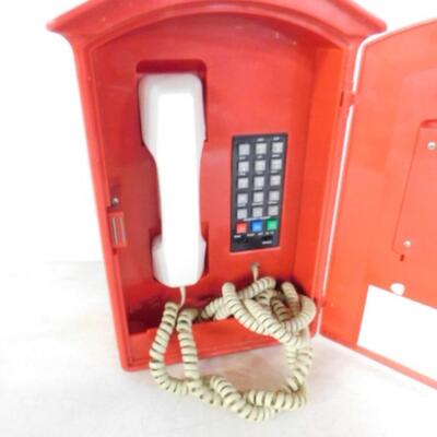 Vintage Randix Wall Mount Fire Box Touch Tone Phone