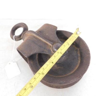 Vintage Cast Pulley 5