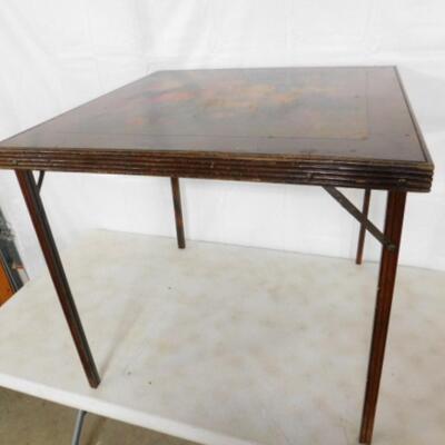 Antique Multipurpose Fire Screen and Card Table