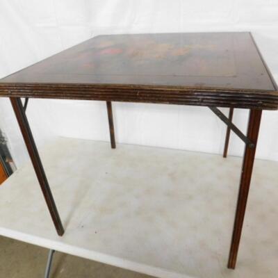 Antique Multipurpose Fire Screen and Card Table