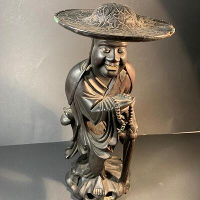 ASIAN CARVED FIGURE