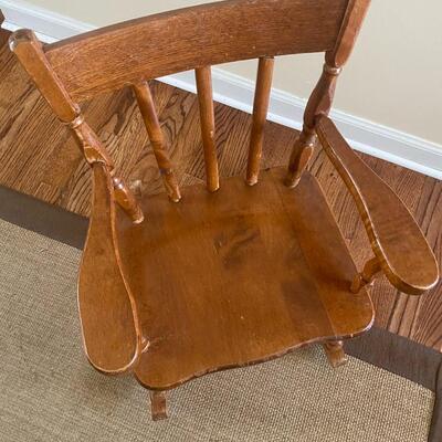 CHild's Rocker Solid Wood - PICK UP IN NORTH GLENN