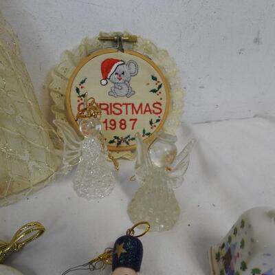 Christmas Ornaments: Blown Glass, Berta Hummel, Tumbling Bears, Some Vintage