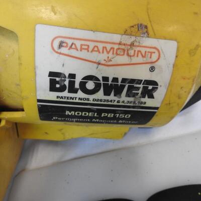 Heavy Duty Paramount Blower Model P8150, Has Hole In Back-See Pictures-Works