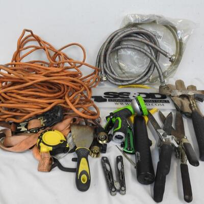 Home Improvement/Auto: Tow Rope,Extension  Cord,Hatchet,Bug Zapper,Yard Tools