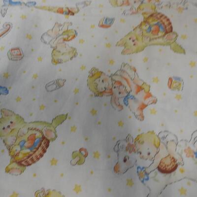 Fabric: Infant/Toddler Patterns, Flannel/Cotton,Stars,Butterflies, Zoo Animals