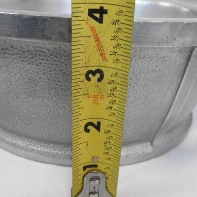 3 Hammered Aluminum Pans: 2-10