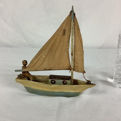 861 Antique Toy Boat
