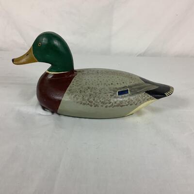 863 Vintage Wooden Mallard Decoy