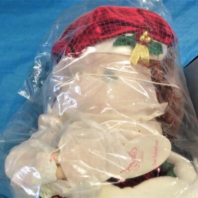 NEW 1996 Holly Precious Moments Vintage DOLL Christmas Stocking Series NEW IN BOX