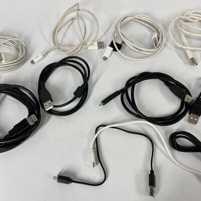 Lot of USB Cords