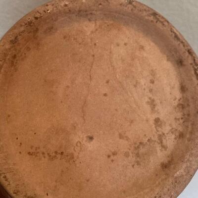 Two Vintage Brown Clay Pots