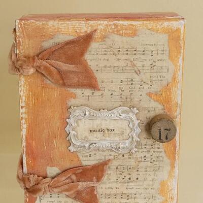 Lot 112: Assemblage Box and Altered Book by Mary Ann York & Maya Heneghan