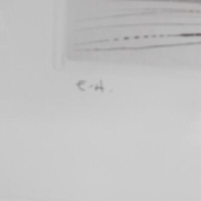 Framed Art Original Hand Etching Artist Proof Pencil Signed 'The Academy of France by Salvador Dali with COA