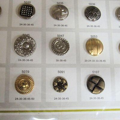 Salesman Sample Vintage Buttons, Basics, Buttons Collector or Salesman Samples Collector!