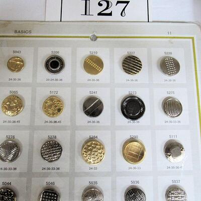Salesman Sample Vintage Buttons, Basics, Buttons Collector or Salesman Samples Collector!
