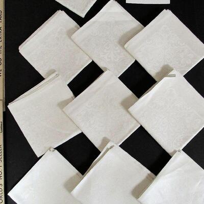 Lot of 10 Vintage Fancy Cloth Napkins or Placemats